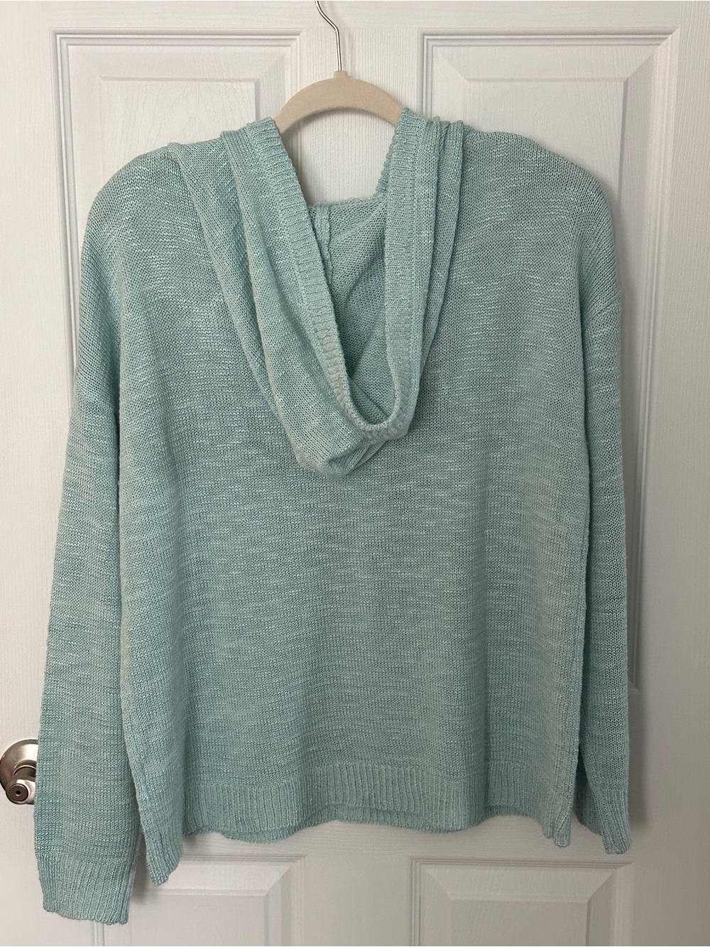 Mia & Tess Mint V-Neck 'Beach Babe' Sweater - Picture 2 of 2